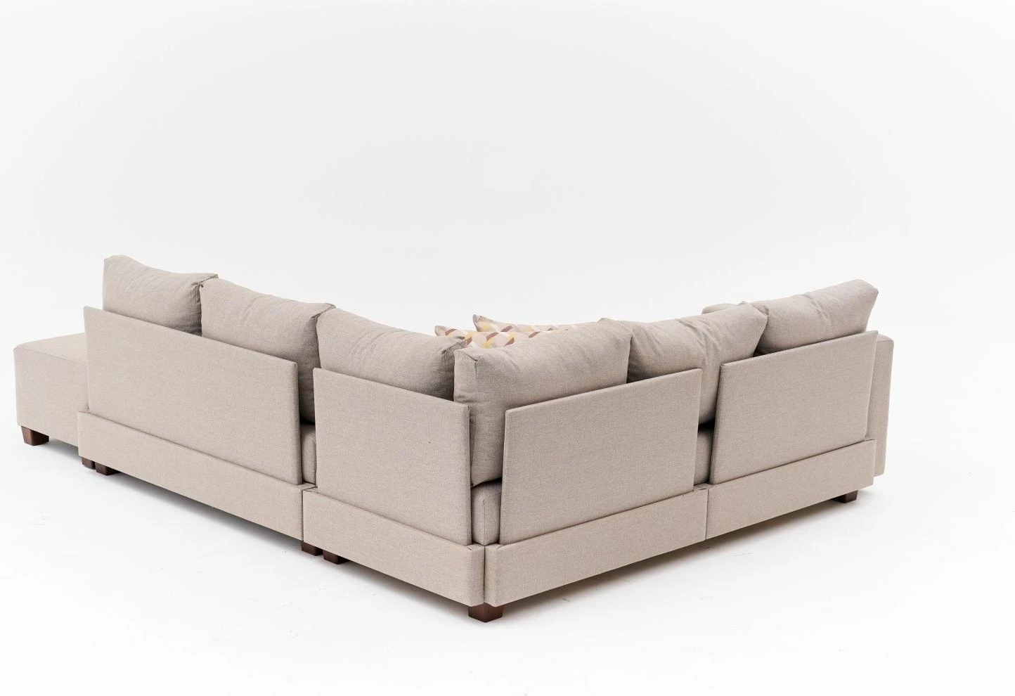 Kënd divan-krevat Atelier del Sofa, Aly, kënd i djathtë, bezhë