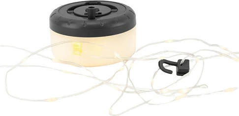 Zinxhir dritash LED me bateri RealPower 492880, 8 m, e bardhë e ngrohtë, e zezë