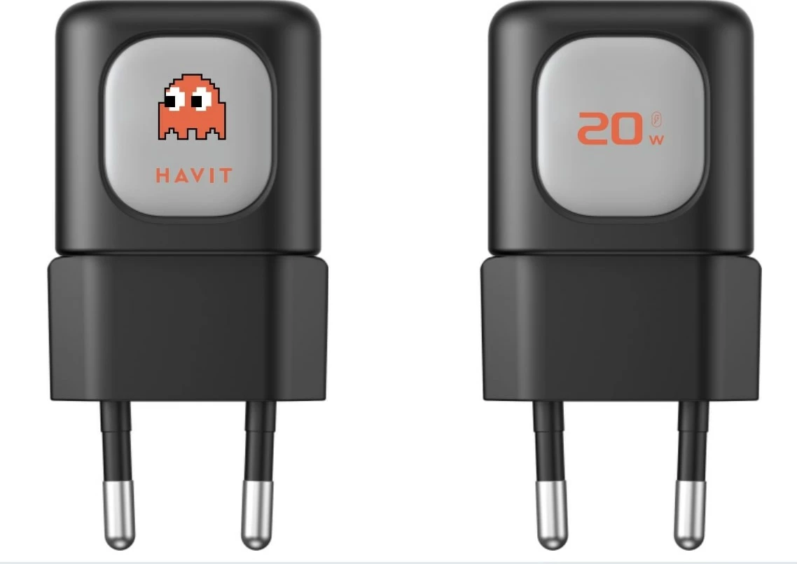 Set udhëtimi HAVIT STK011 EU me karikues, power bank, kabllo USB-C dhe ventilator dore, zi