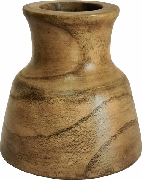 Vazo druri Cedar, 22x22x22, ngjyrë kafe