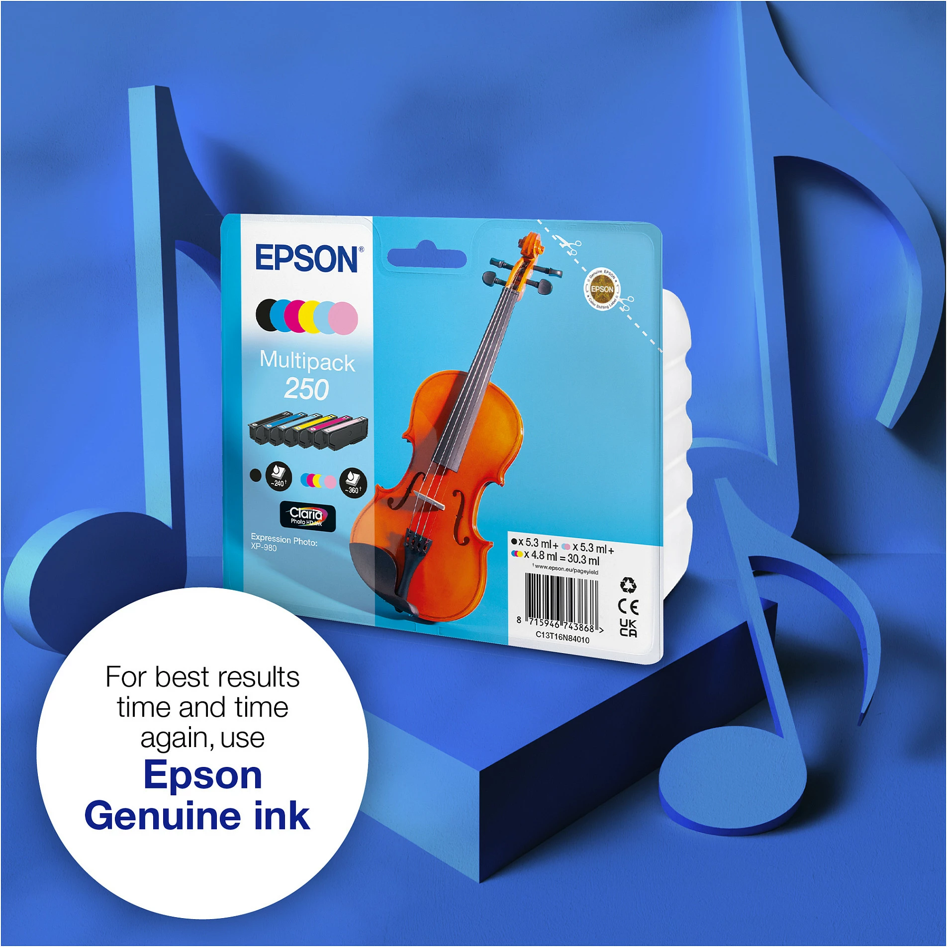 Kartrixhe boje Epson T16N8 Multipack, 6 ngjyra (C13T16N84510)