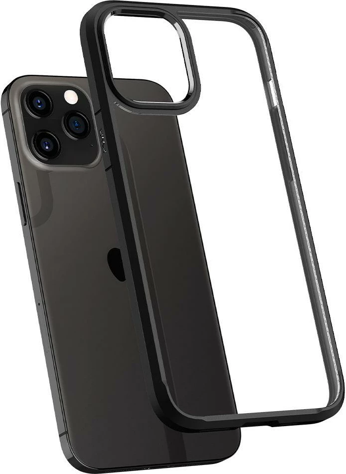 Mbështjellës Spigen Ultra Hybrid për iPhone 12 / iPhone 12 Pro, Matte Black
