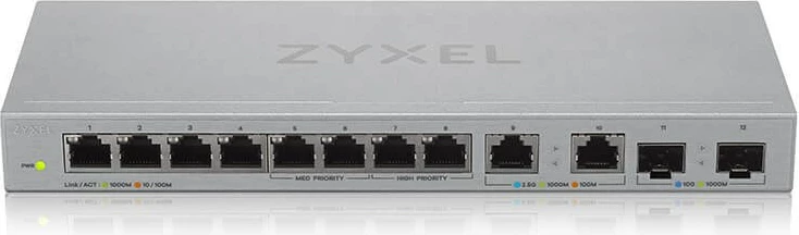 Switch Zyxel XGS1010-12-ZZ0102F, Gri