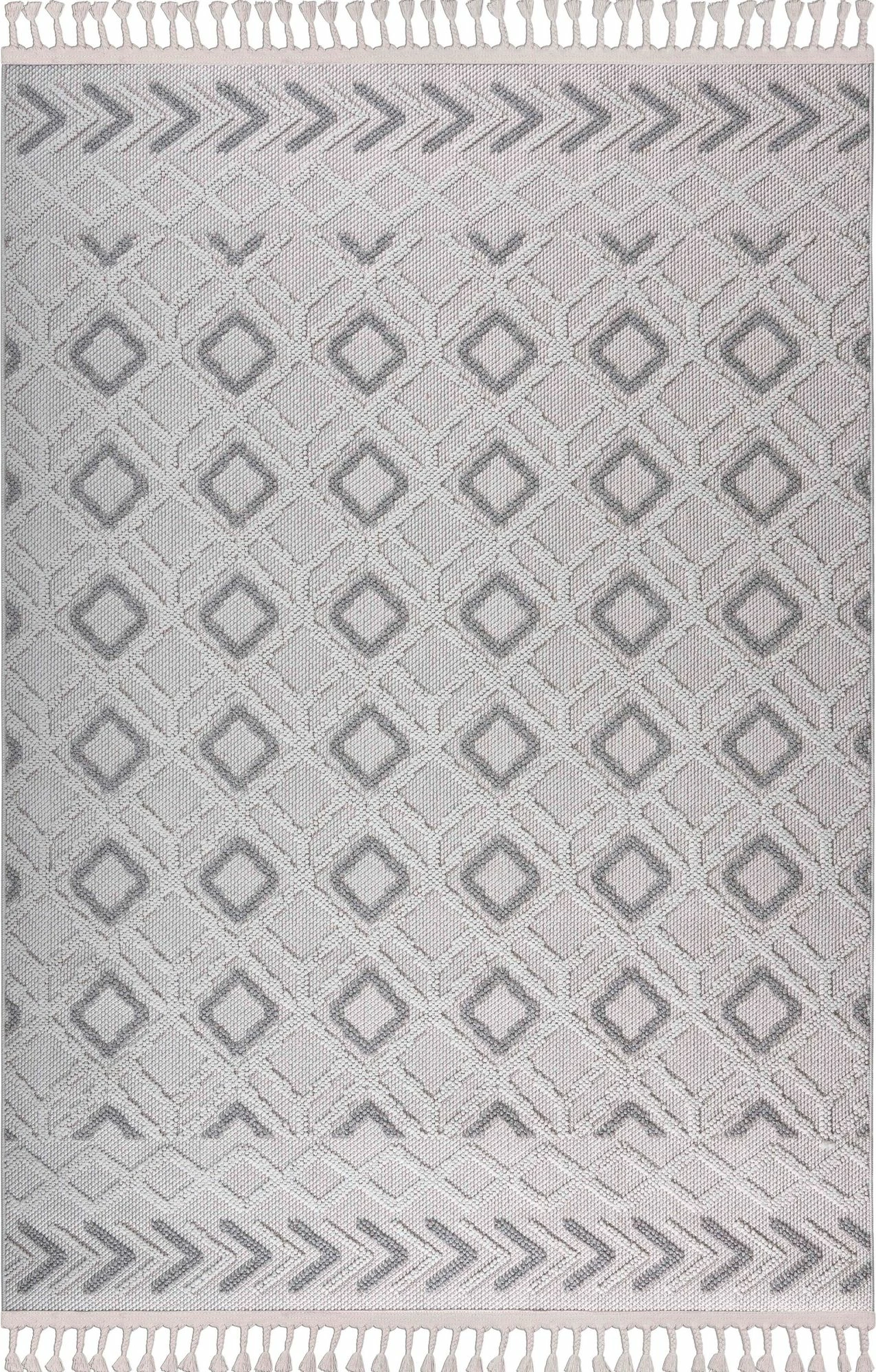 Qilim (120 x 170) Conceptum Hypnose, Polka - gri