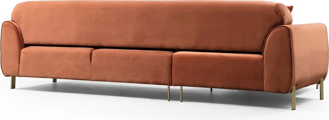 Kënd-sofë krevate Atelier del Sofa, këndi majtas, ngjyrë kanelle (Chl-3R)