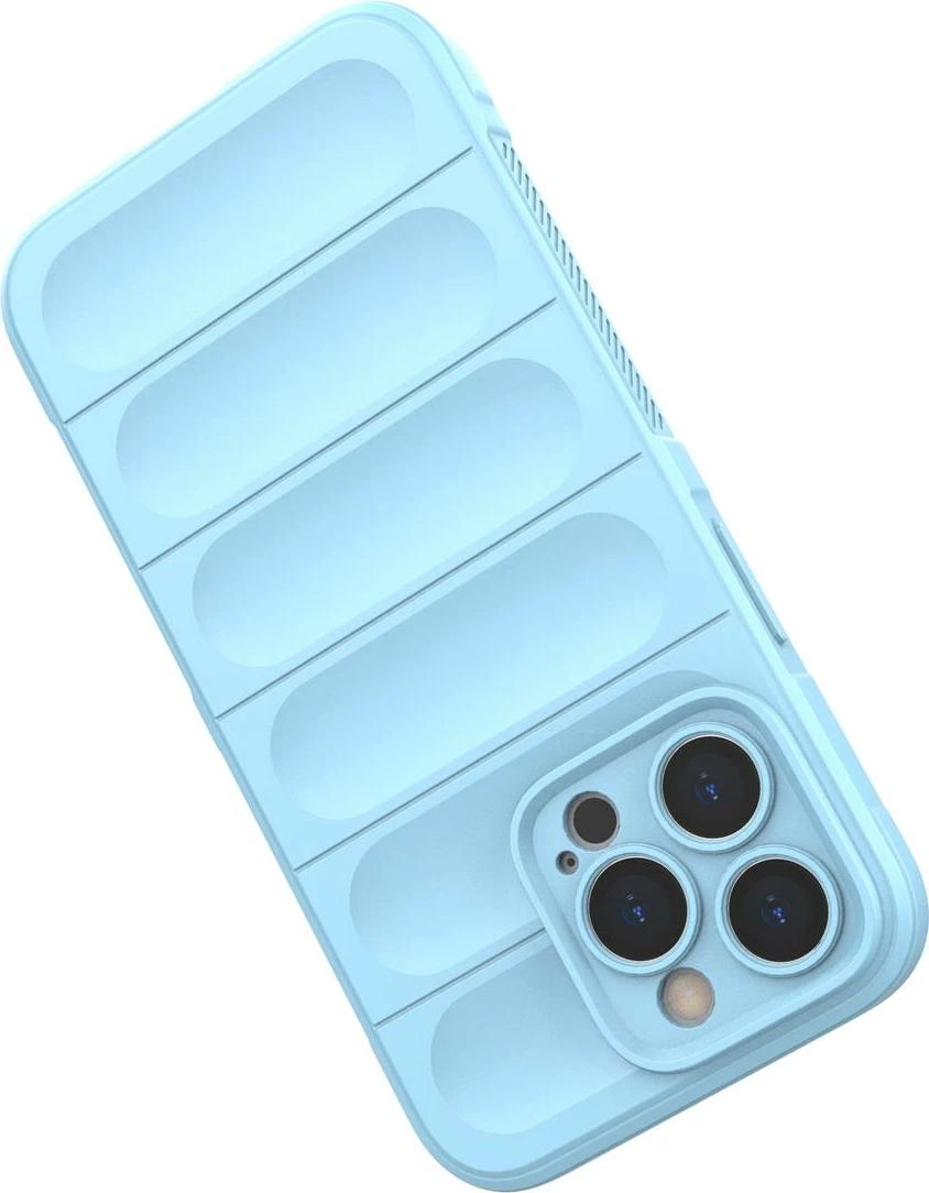 Mbështjellës Hurtel Magic Shield Case për iPhone 13 Pro Max, TPU, Blu e çelët