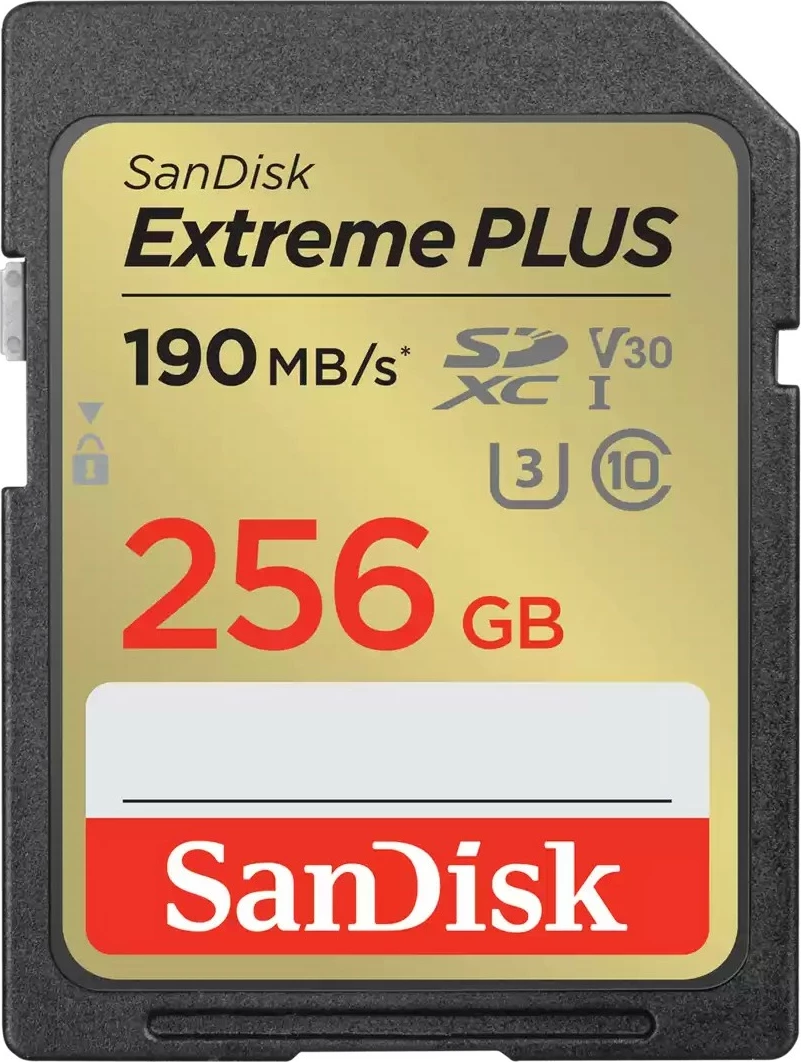 Kartelë memorie Sandisk Extreme PLUS 256GB SDXC 190MB/s