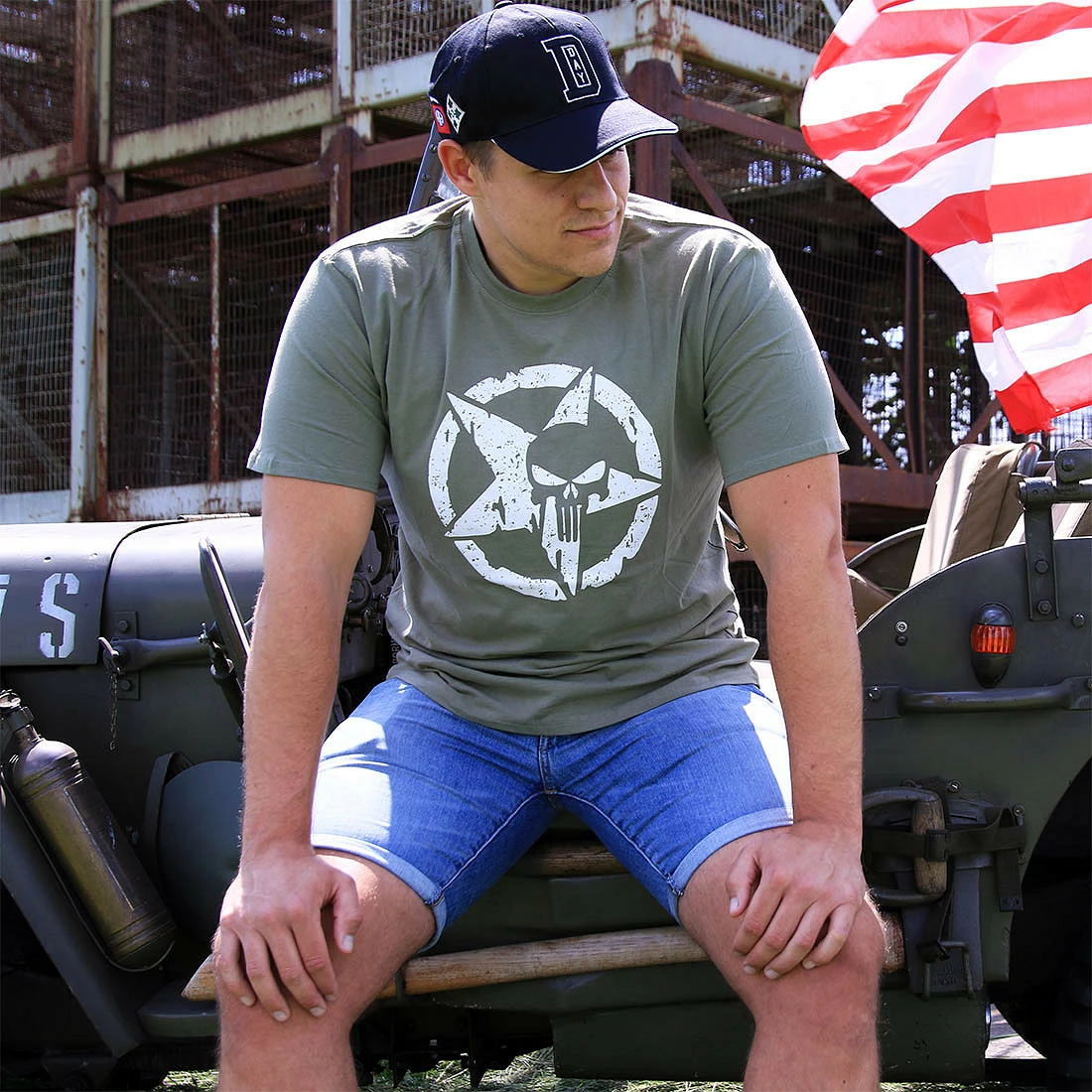 Bluzë T-Shirt Fostex WWII Series T-shirt Allied Star - punisher