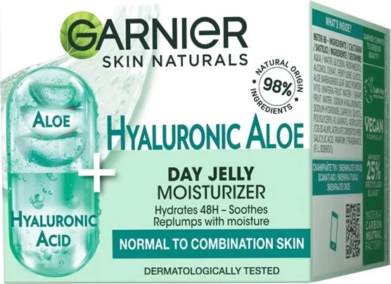 Garnier Hyaluronic Aloe Vera Cream Normal To Combination