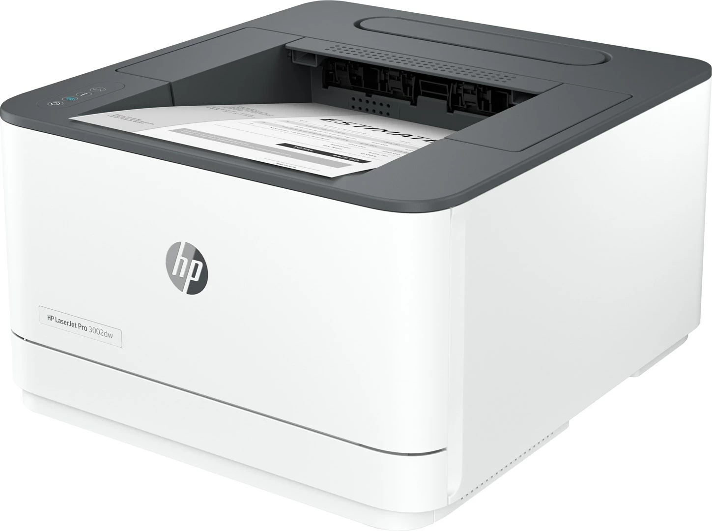 Printer laser HP LaserJet Pro 3002dw, vetëm bardh e zi, Wi-Fi, për zyre, Gri