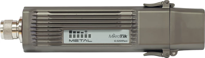 Pikë aksesi Wi‑Fi outdoor Mikrotik Metal 52ac RBMETALG-52SHPACN, Dual-Band Wi‑Fi 5, Gigabit, PoE, IP55, gri