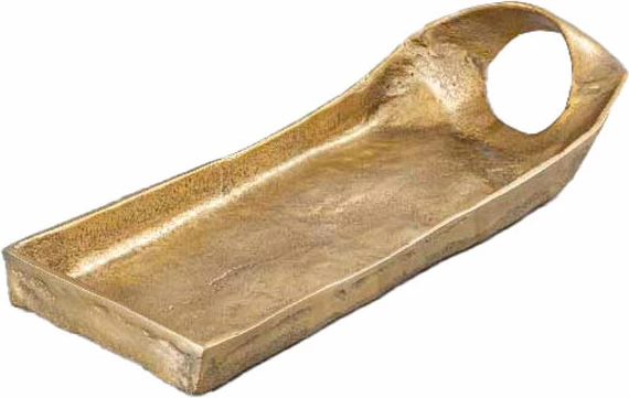 Tabaka ONE GRIP, alumini, ngjyrë ari, 48x17x8.5cm