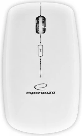 Maus Esperanza EM120W, wireless, 2400 DPI, i bardhë