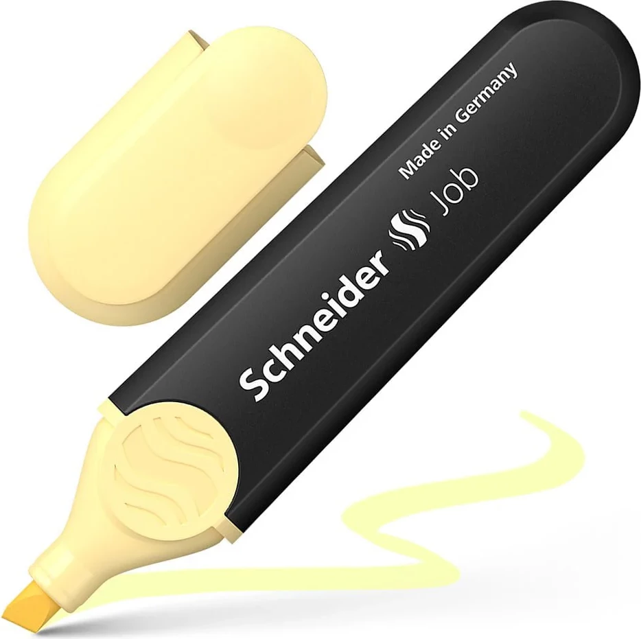 Schneider Job Highlighter – Pastel Yellow