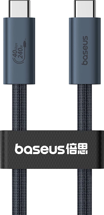 Kabllo USB-C Baseus CB000068, 1m, 240W, 8K 60Hz, e zezë