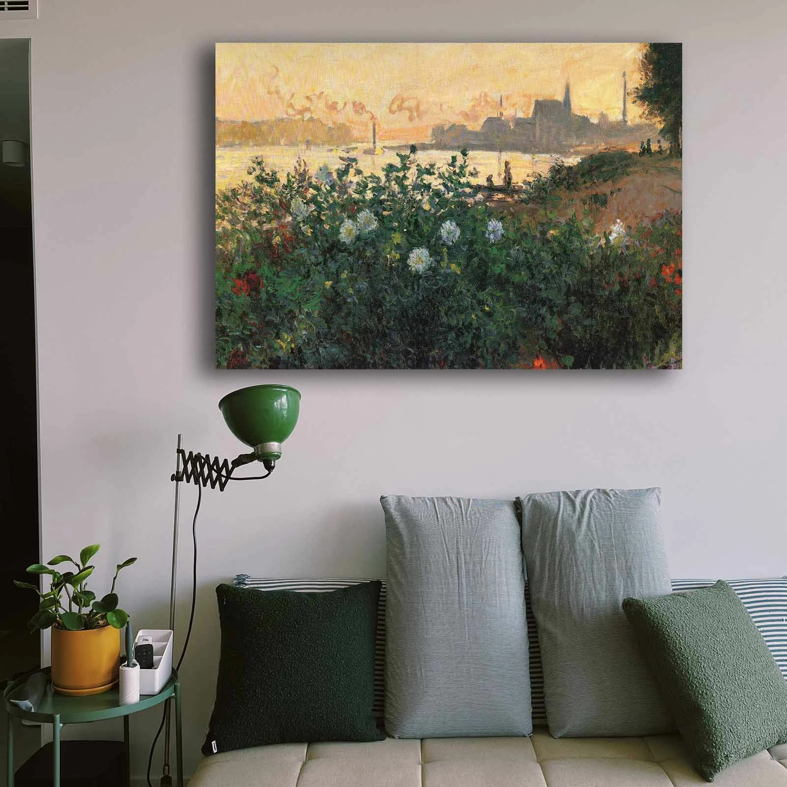 Pikturë dekorative në kanavacë Wallity, 70100MONET022, shumëngjyrëshe, 70x100cm