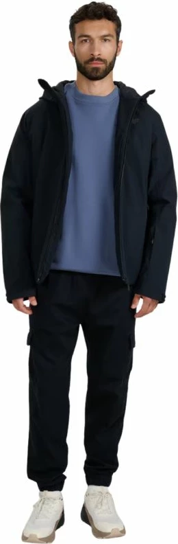 Jakne ski për meshkuj 4f, e zezë