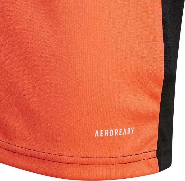 Fanellë portieri për fëmijë adidas, e zezë dhe portokalli [Madhësia: 128 cm]