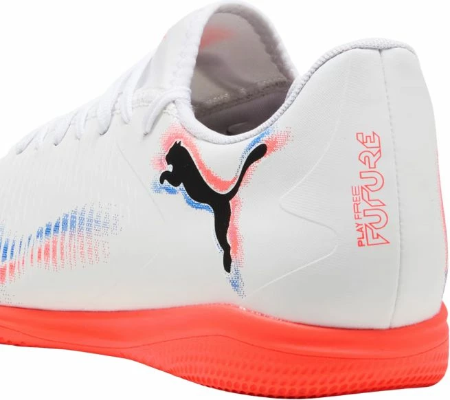 Atlete futbolli Puma për meshkuj, të bardha-portokalli