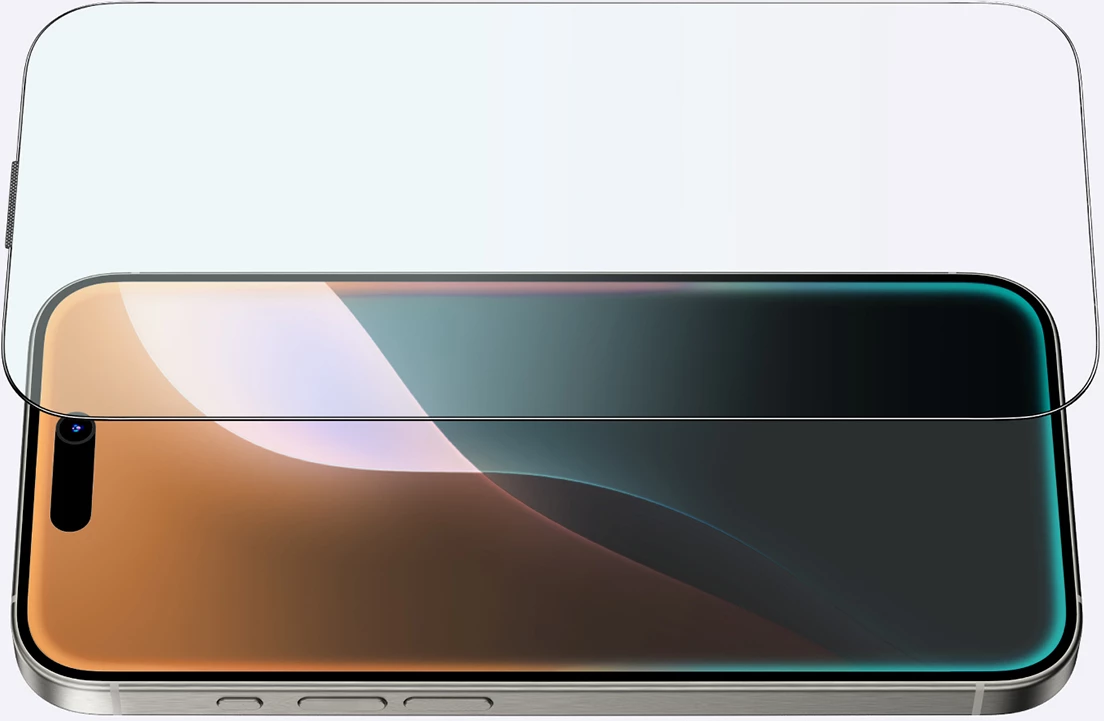 Xham i temperuar AmazingThing Titan Max për iPhone 16 Plus, transparent