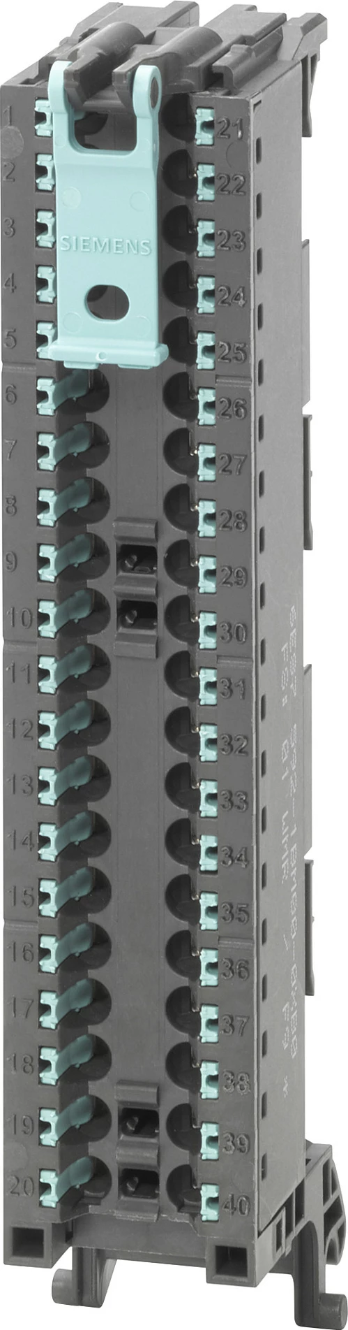 Konektor ballor Siemens SIMATIC S7-1500 6ES75921BM000XB0, Push-In, 40-pin, gri/turkez