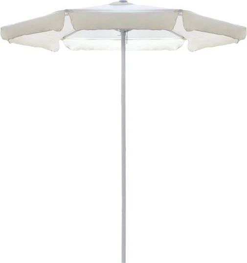 Ombrellë profesionale 2M ngjyrë krem një pjesë tub FH6001