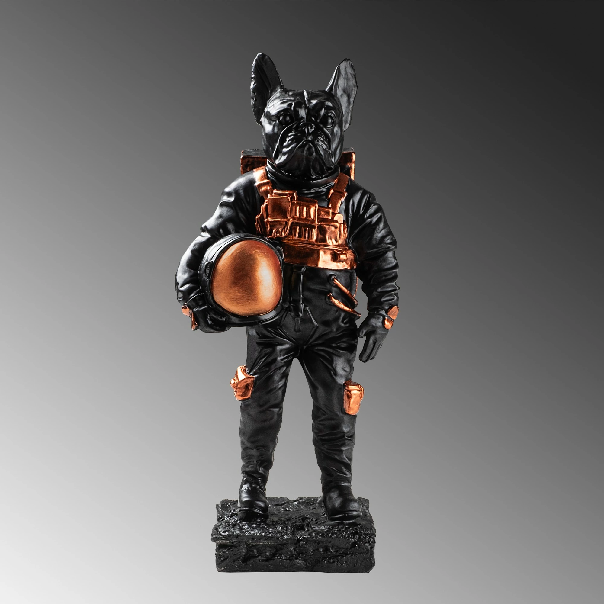 Objekt dekorativ Aberto Design, qen astronaut, shumëngjyrësh