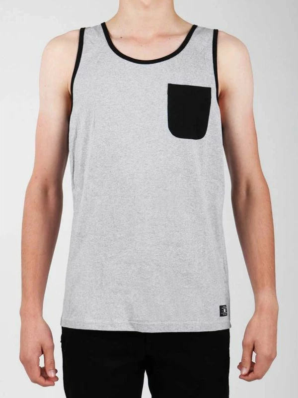 Maicë pa menge për meshkuj DC, gri