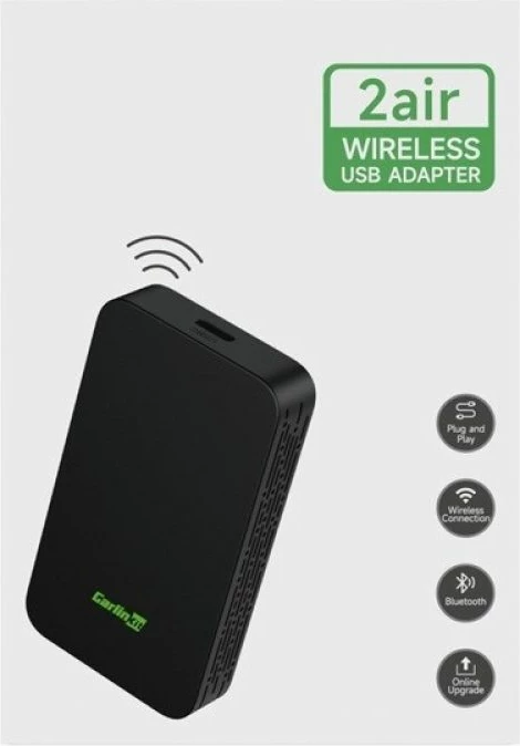 Adapter wireless për makinë CARLINKIT 5.0 2Air, i zi