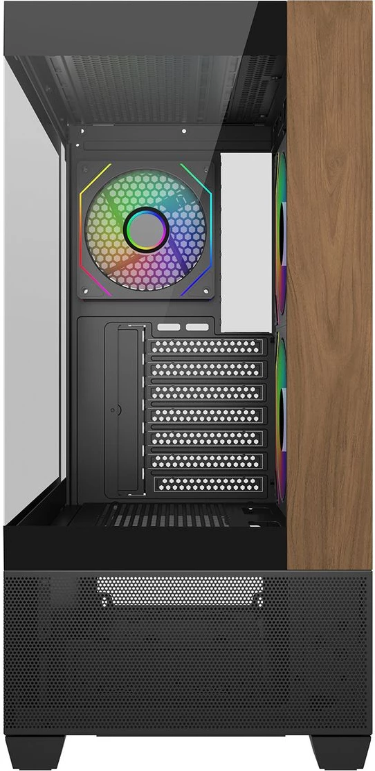 Cooler Master Elite 690 Wood (E690-KHNN-S00) - Mid Tower, Black
