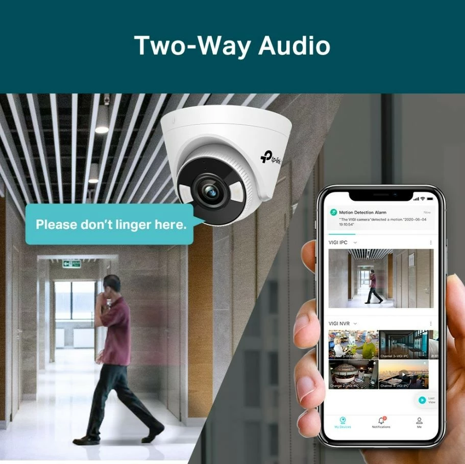 Kamerë sigurie TP-LINK VIGI C450, 5MP, 2.8mm, Full Color, e bardhë