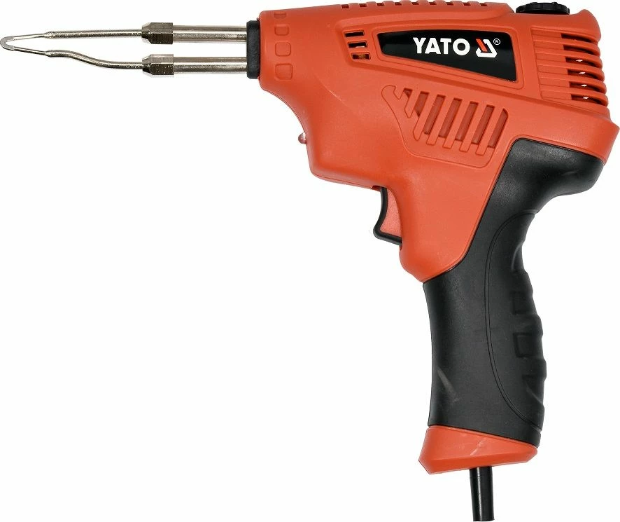Hekur saldimi transformator Yato YT-82451 200W, rregullim temperature, ndriçim, set 6 pjesë, kuqe/zi