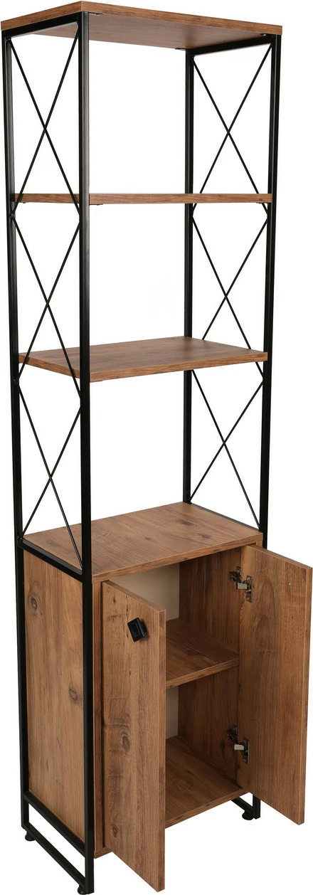 Raft librash industrial Hanah Home, ngjyrë pishë, Tervel
