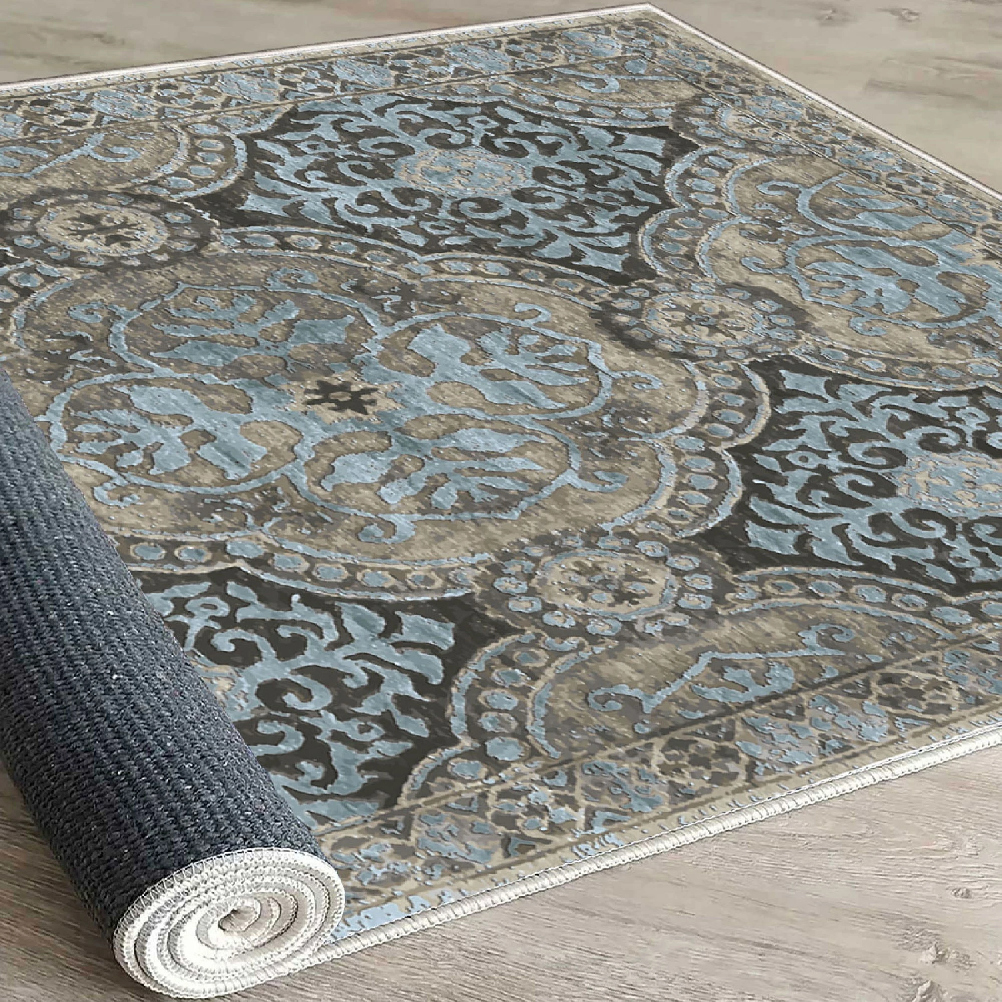 Qilim velvet, shumëngjyrësh, 80x120cm, Conceptum Hypnose, Els2240
