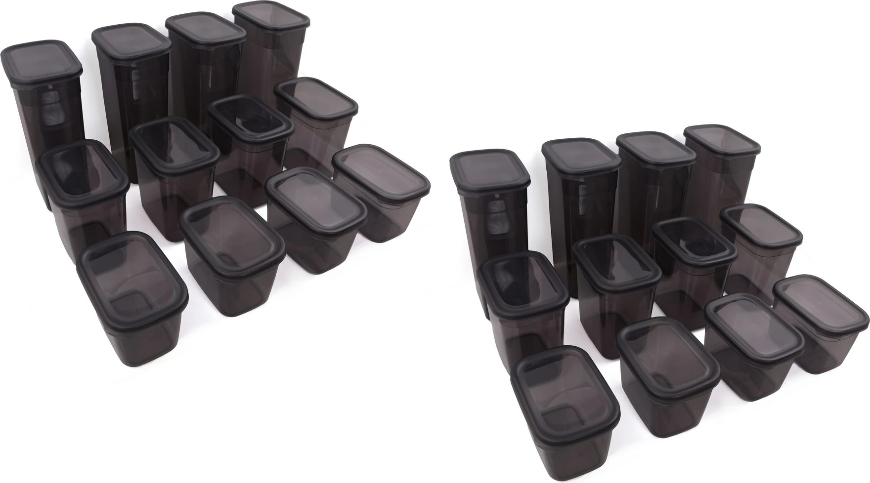 Set kuti për organizim (24 copë), Hermia Concept, BNMPOLYAR24-13232, ngjyrë antracit