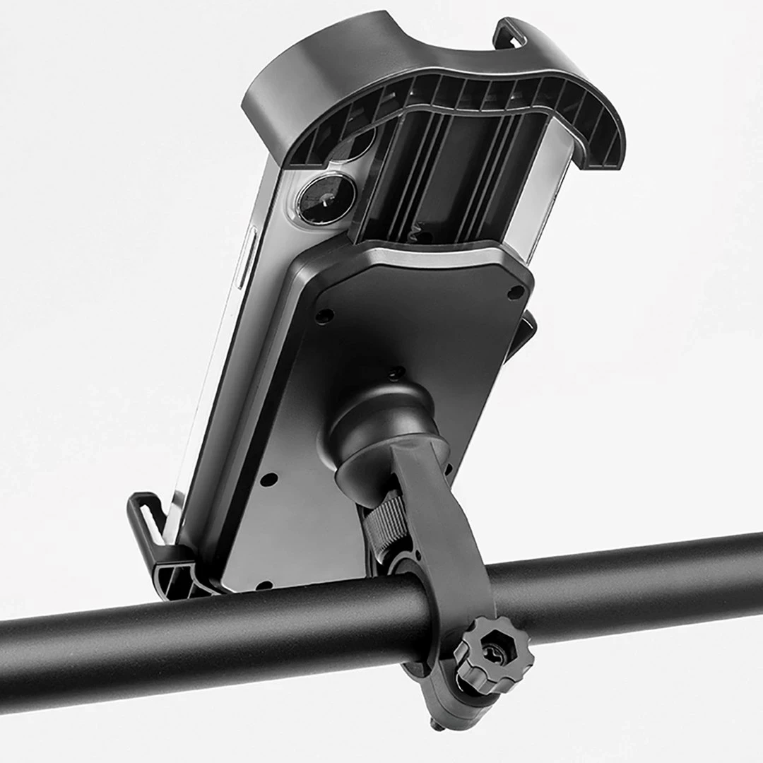 Mbajtëse telefoni për biçikletë Rockbros 25210032001, ABS, e zezë