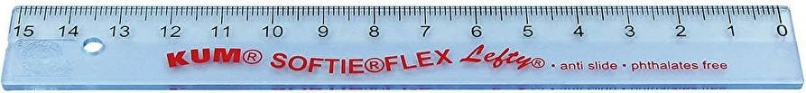 Vizore plastike WEDO KUM Lefty L1 Softie Flex 15cm, blu
