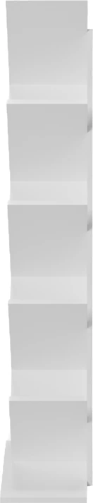 Raft librash Fyllo, ngjyrë e bardhë, 50x25x141.5cm