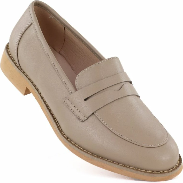 Këpucë loafers femra Jezzi SFY25128, bezhë
