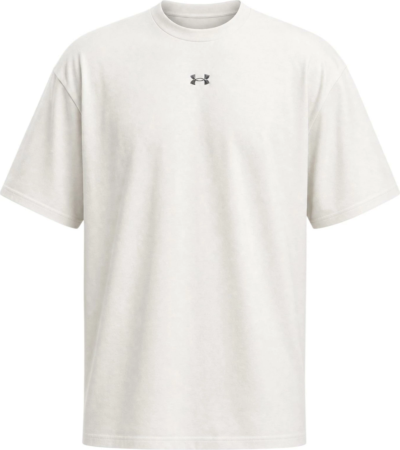 Maicë për meshkuj Under Armour UA M HWT Metal Logo SS 77-6013618, fildishi [Madhësia: L]