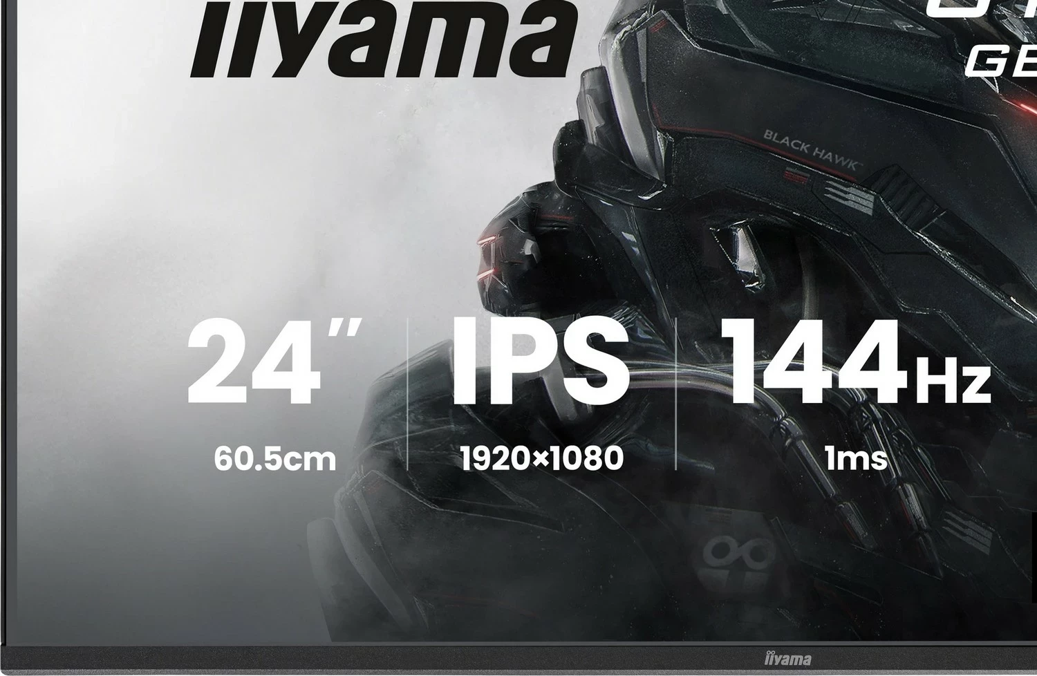 Monitor iiyama G-Master GB2441HSU-B1, 23.8 inch, Full HD, 144Hz, IPS, zi