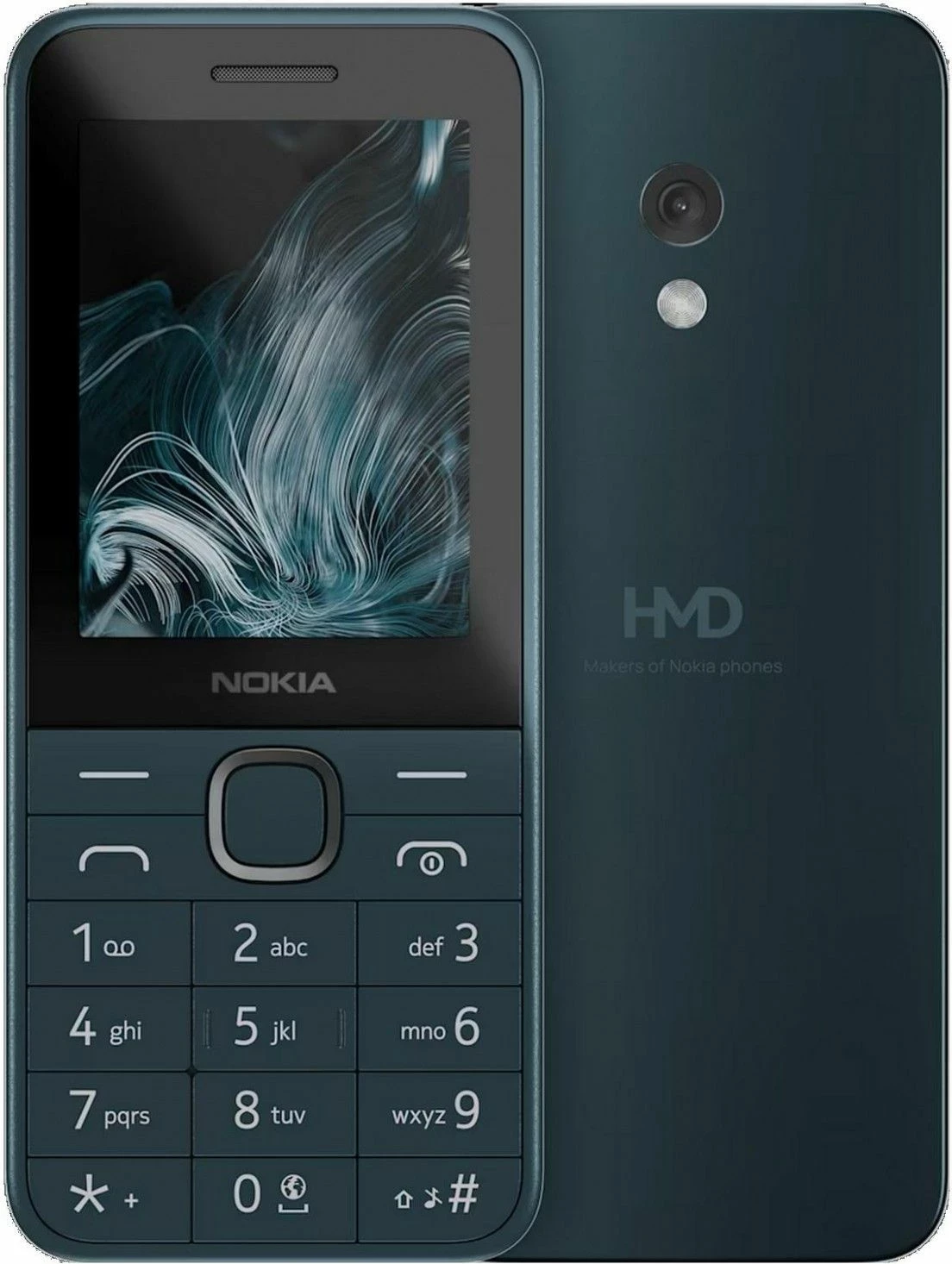 Celular HMD Nokia 225 4G Dual SIM, 64MB RAM, 32GB microSD, kaltër