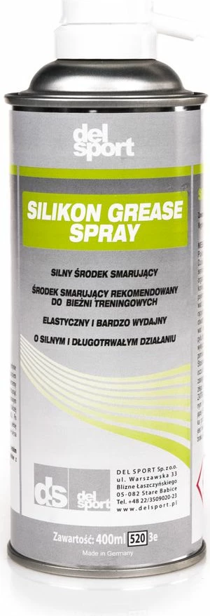 Sprej lubrifikues silikoni për treadmill DelSport Silicone Grease, 400 ml
