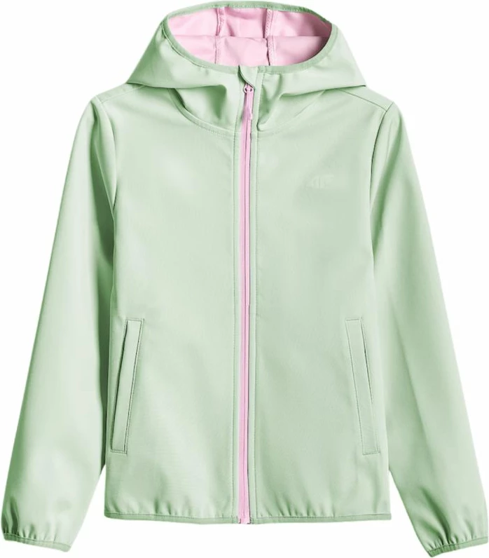 Jakne softshell për vajza 4F F478 mint
