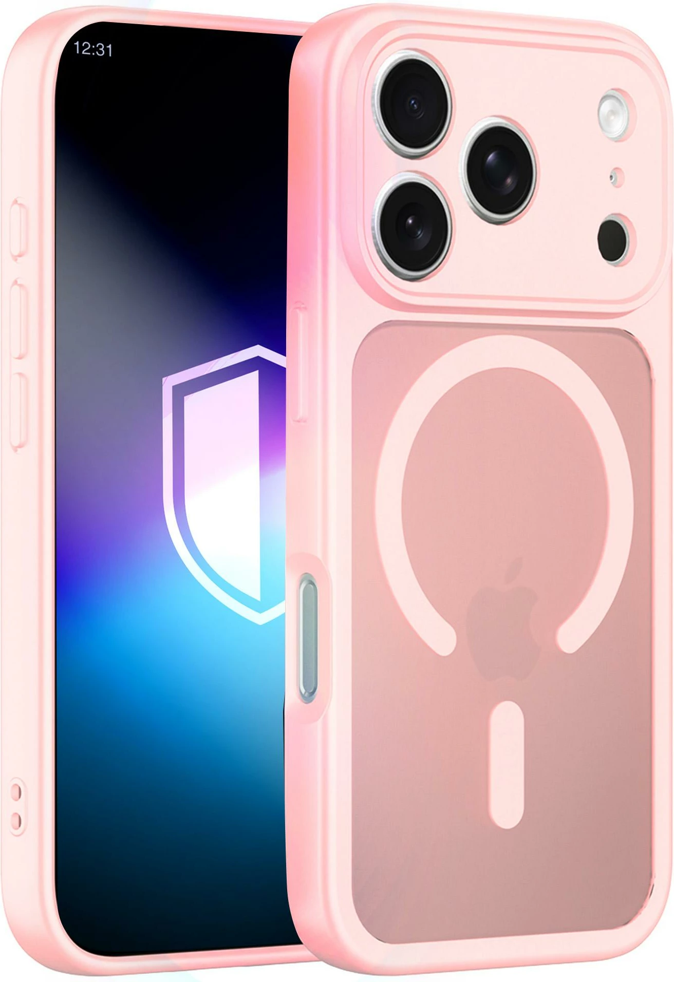 Mbështjellës 3mk Misty MagCase për iPhone 17 Pro Max, MagSafe, finish mat, rozë
