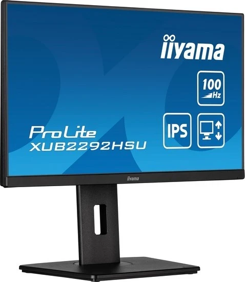 Monitor iiyama ProLite XUB2292HSU-B6, 21 inç, Full HD, IPS, zi