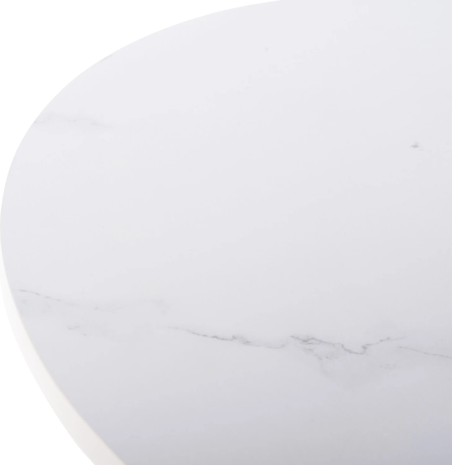 Tavolinë kafeje akrilon, ngjyrë mermeri të bardhë, FH9779.01, Φ40x41H cm