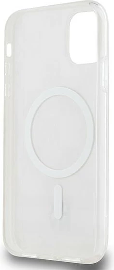 Mbështjellës për celular DKNY IML Checkered Mono Pattern & Printed Stripes MagSafe, për iPhone 11/XR, rozë