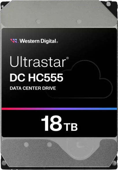 Disk i brendshëm HDD WD Ultrastar DC HC555 WUH722018CLE6L4 (0B48723) 18TB 3.5\" SATA 6Gb/s 7200rpm 512MB cache