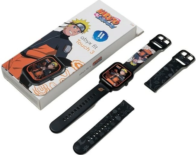 Smartwatch abyx Fit Touch 3 Naruto Uzumaki, 1.83", IP67, i zi